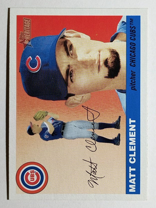 2004 Topps Heritage #61 Matt Clement