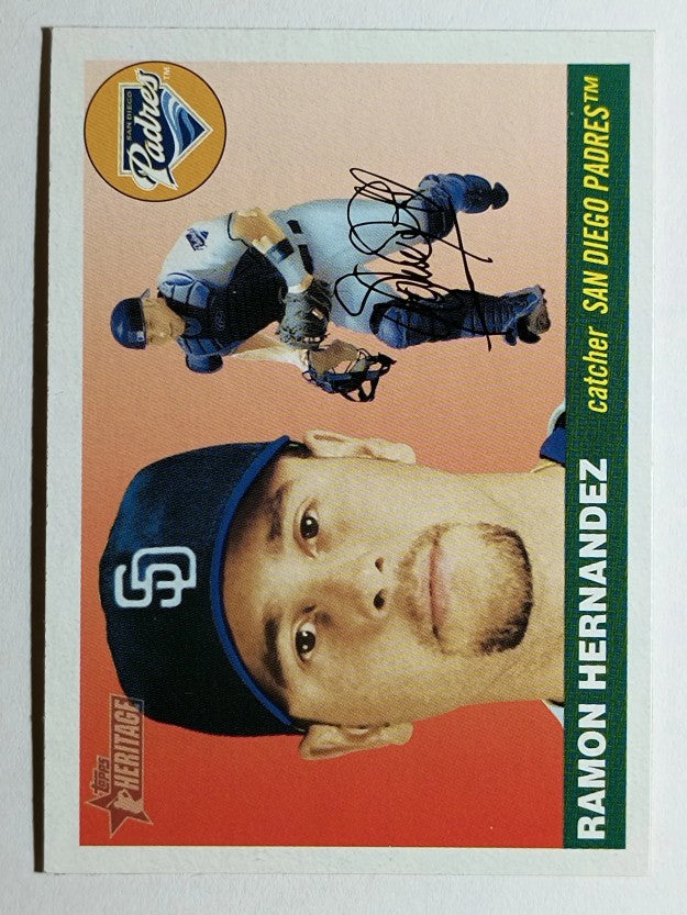 2004 Topps Heritage #78 Ramon Hernandez