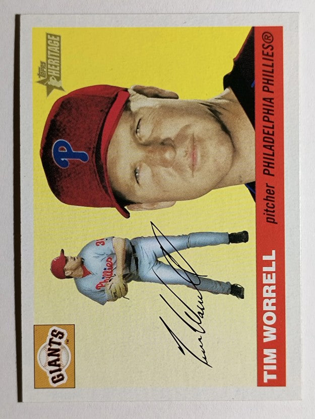 2004 Topps Heritage #93 Tim Worrell