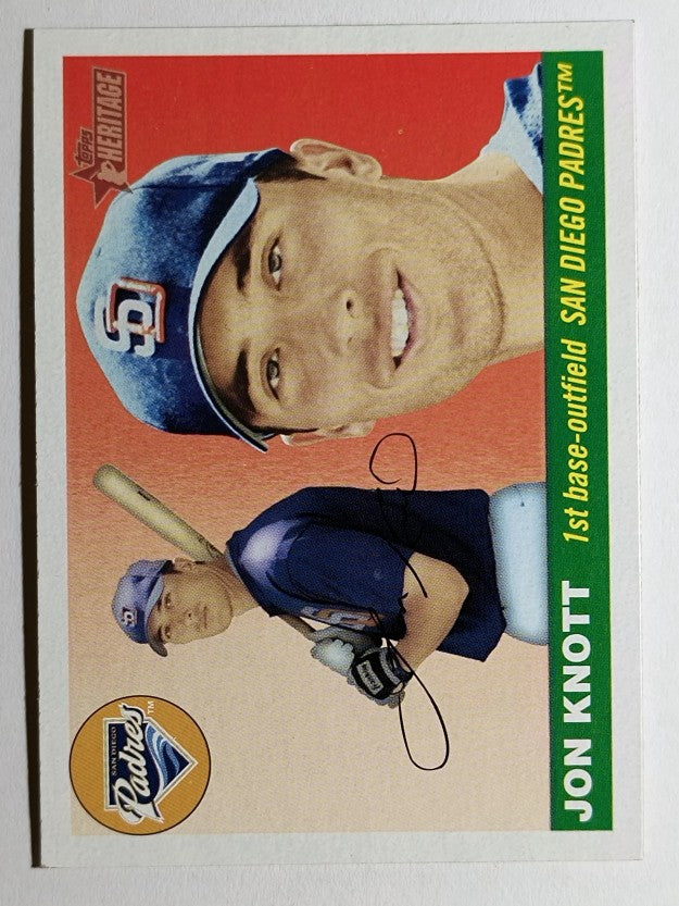 2004 Topps Heritage #114 Jon Knott RC