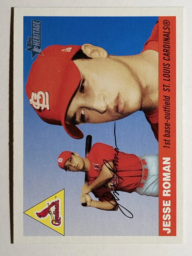 2004 Topps Heritage #125 Jesse Roman RC
