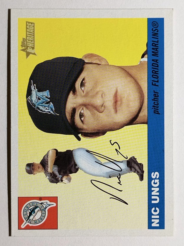 2004 Topps Heritage #127 Nic Ungs RC