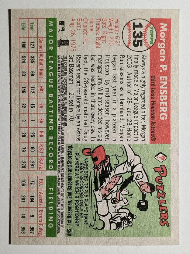 2004 Topps Heritage #135 Morgan Ensberg
