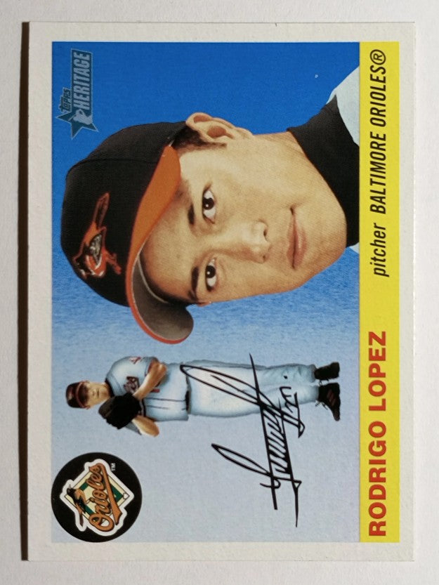 2004 Topps Heritage #139 Rodrigo Lopez