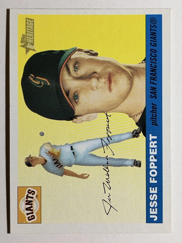 2004 Topps Heritage #156 Jesse Foppert