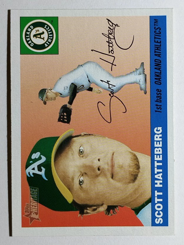 2004 Topps Heritage #159 Scott Hatteberg