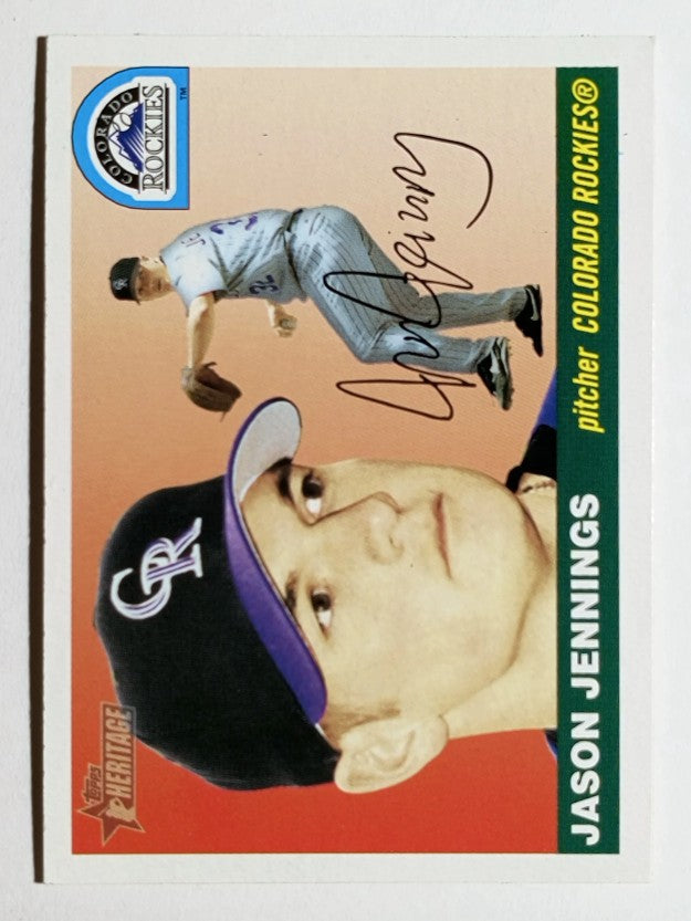 2004 Topps Heritage #187 Jason Jennings