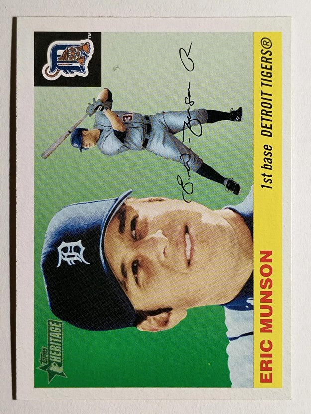 2004 Topps Heritage #188 Eric Munson
