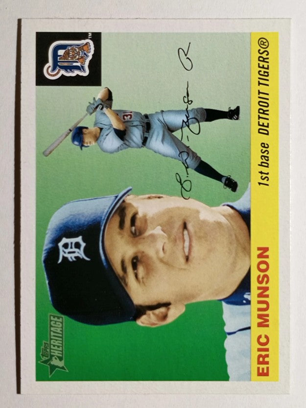 2004 Topps Heritage #188 Eric Munson