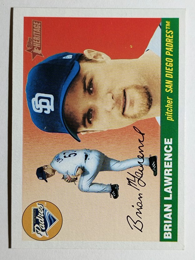 2004 Topps Heritage #197 Brian Lawrence