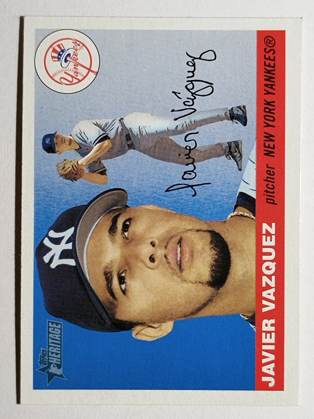 2004 Topps Heritage #199 Javier Vazquez