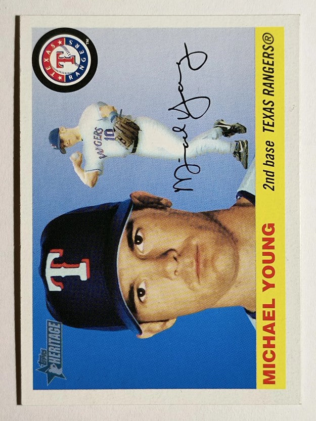2004 Topps Heritage #206 Michael Young