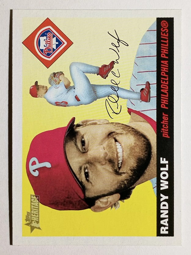 2004 Topps Heritage #222 Randy Wolf