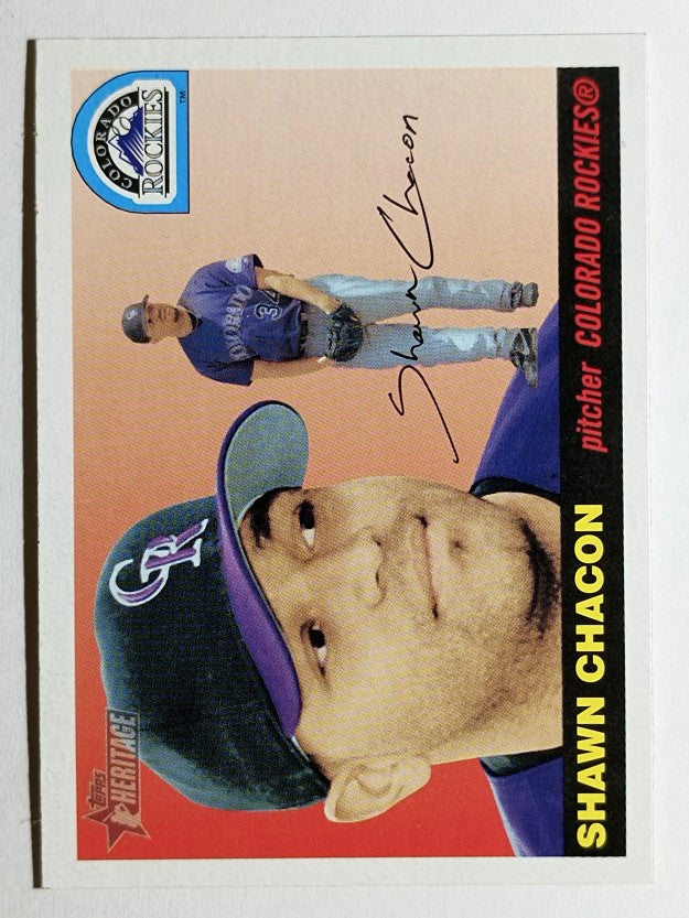 2004 Topps Heritage #256 Shawn Chacon