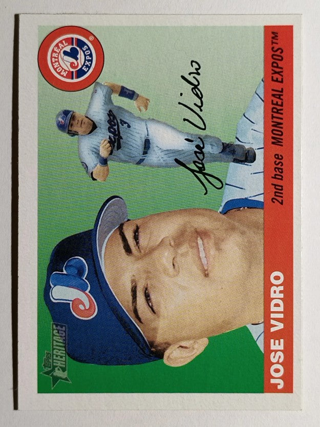2004 Topps Heritage #275 Jose Vidro