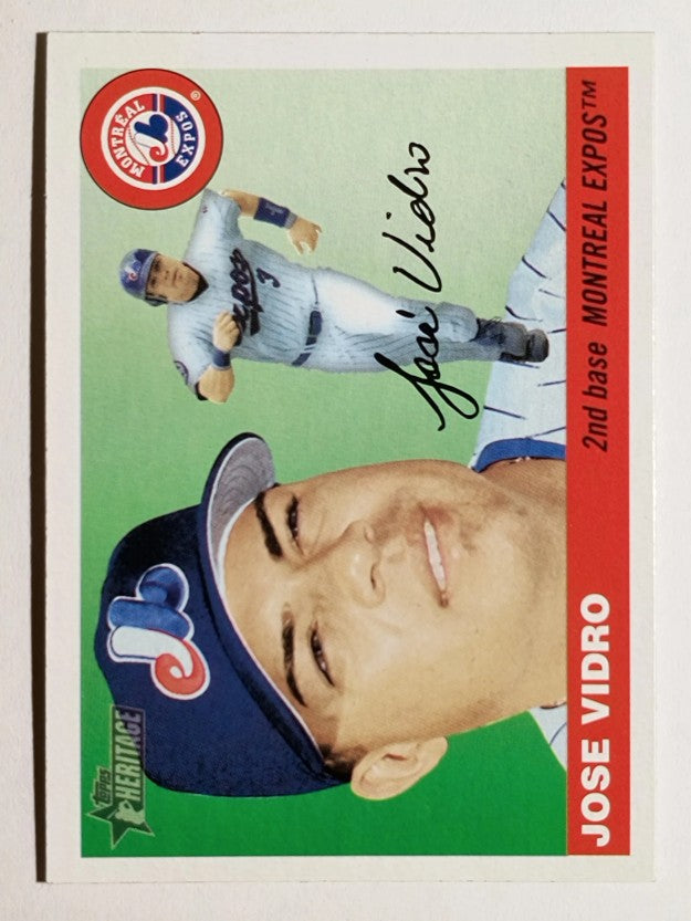 2004 Topps Heritage #275 Jose Vidro