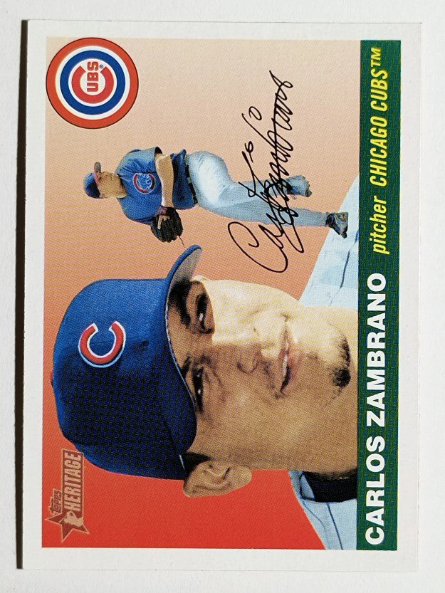 2004 Topps Heritage #297 Carlos Zambrano