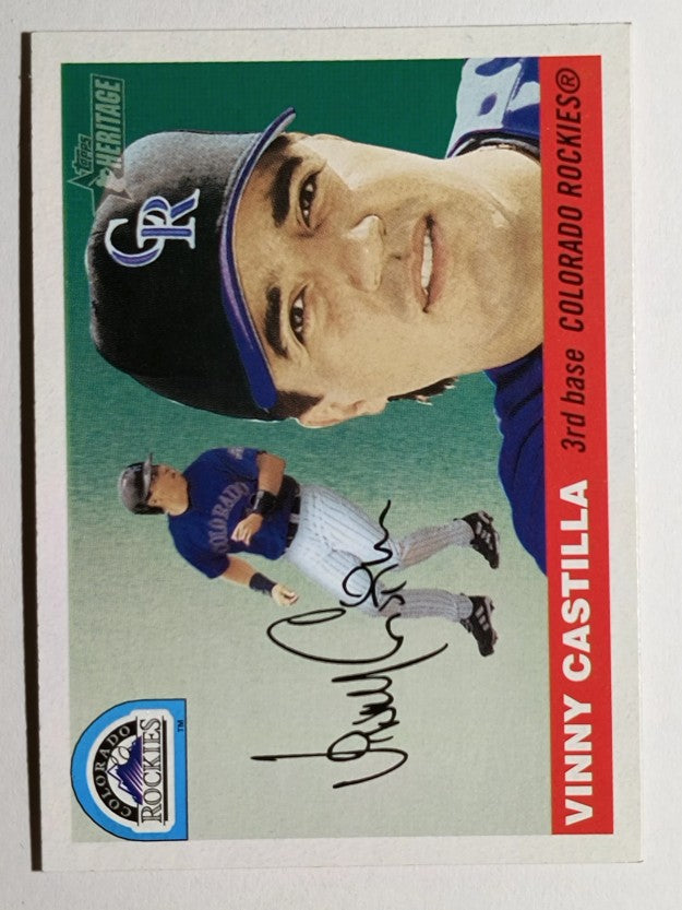 2004 Topps Heritage #328 Vinny Castilla