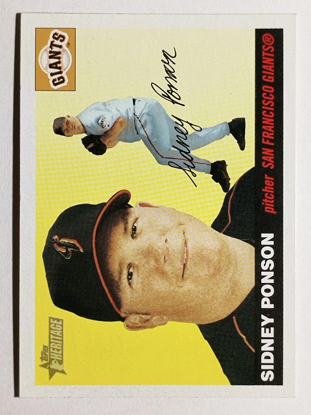 2004 Topps Heritage #338 Sidney Ponson