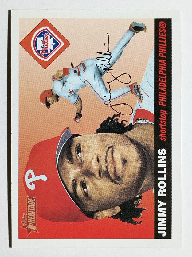2004 Topps Heritage #341 Jimmy Rollins