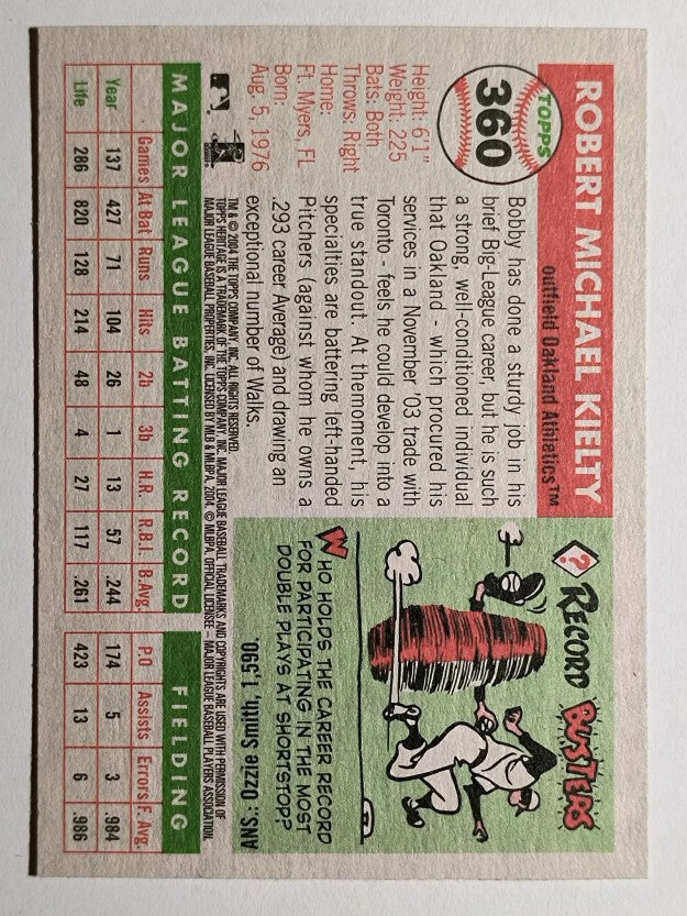 2004 Topps Heritage #360 Bobby Kielty
