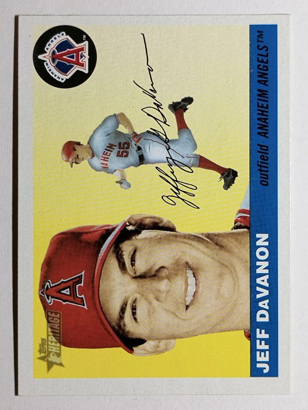 2004 Topps Heritage #394 Jeff Davanon