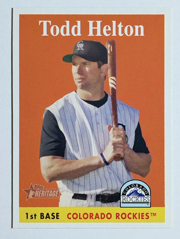 2007 Topps Heritage #7 Todd Helton