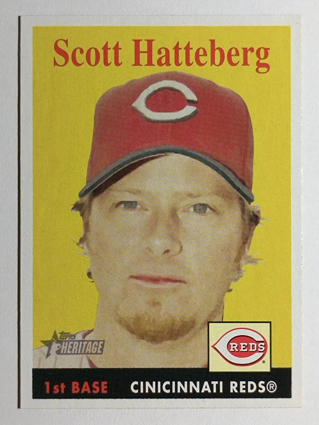2007 Topps Heritage #12 Scott Hatteberg