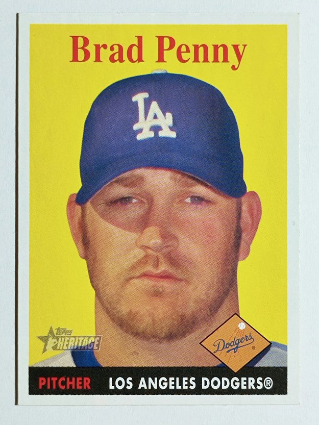 2007 Topps Heritage #25 Brad Penny