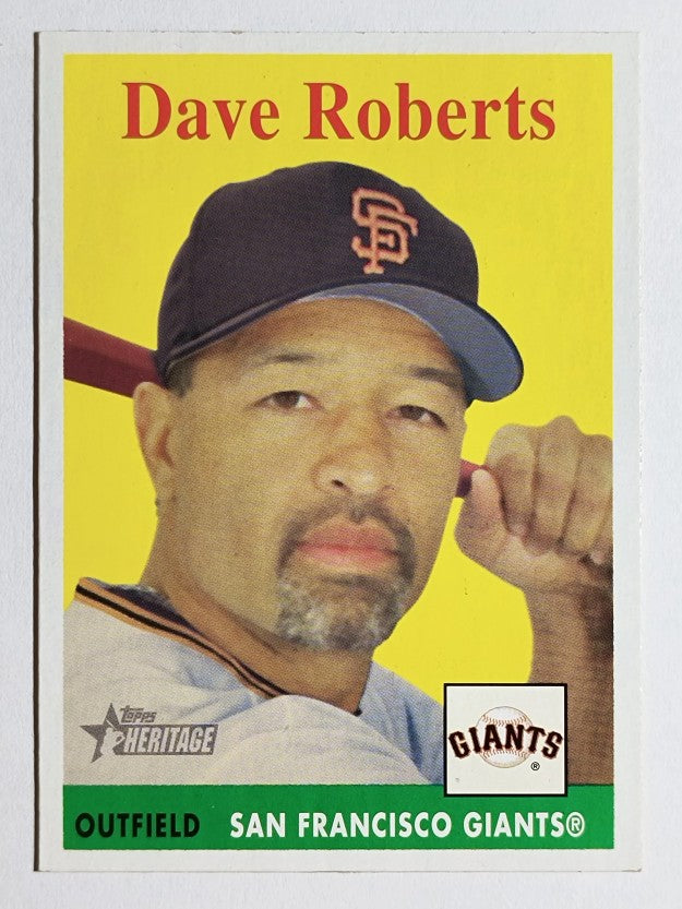 2007 Topps Heritage #38 Dave Roberts