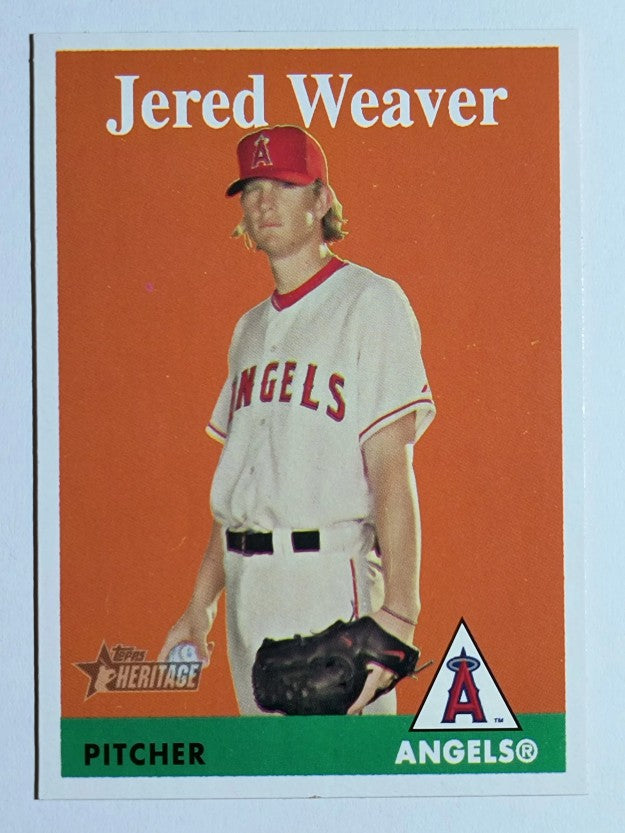 2007 Topps Heritage #80 Jered Weaver