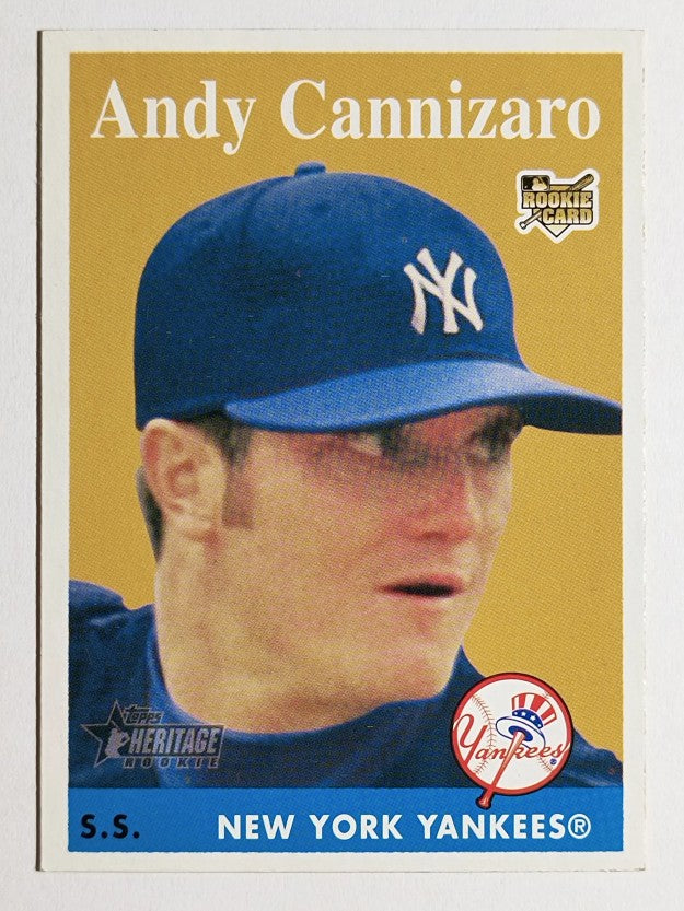 2007 Topps Heritage #175 Andy Cannizaro RC