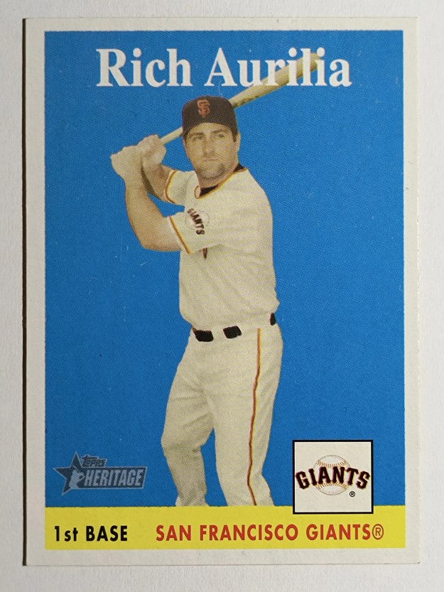 2007 Topps Heritage #268 Rich Aurilia