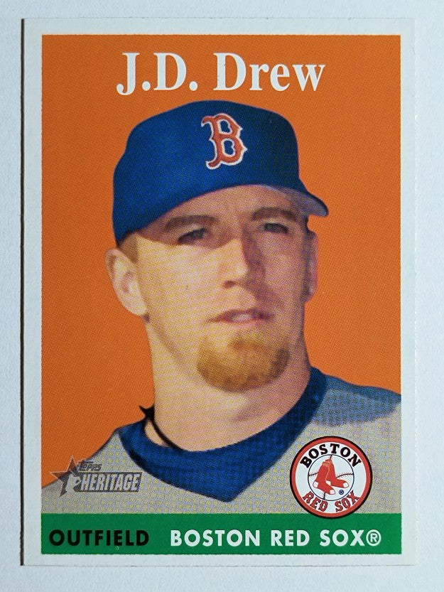2007 Topps Heritage #273 J.D. Drew