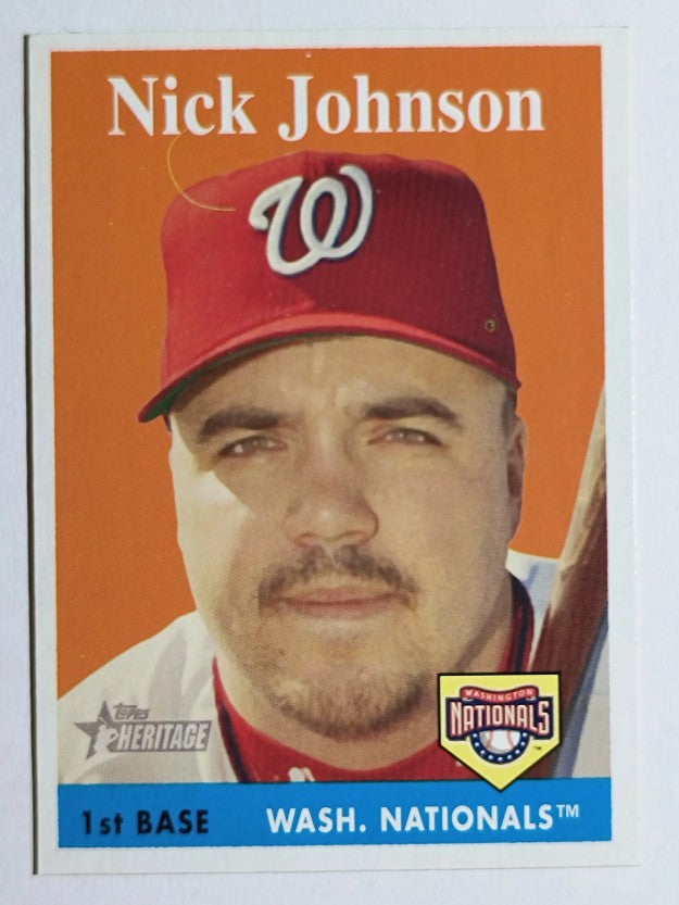 2007 Topps Heritage #278 Nick Johnson