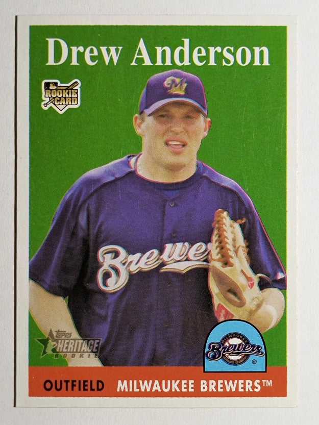 2007 Topps Heritage #283 Drew Anderson RC