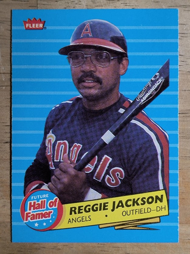 1986 Fleer Future Hall of Famers #6 Reggie Jackson