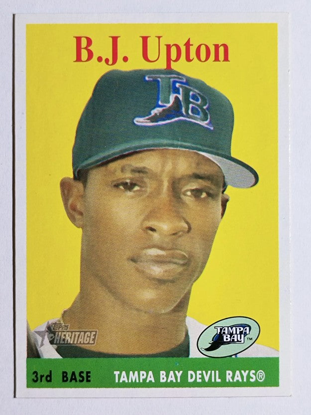 2007 Topps Heritage #295 B.J. Upton