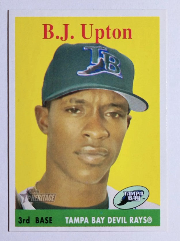 2007 Topps Heritage #295 B.J. Upton