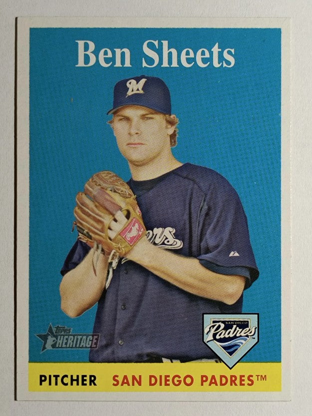 2007 Topps Heritage #298 Ben Sheets