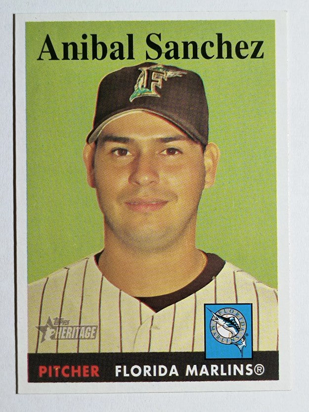 2007 Topps Heritage #324 Anibal Sanchez