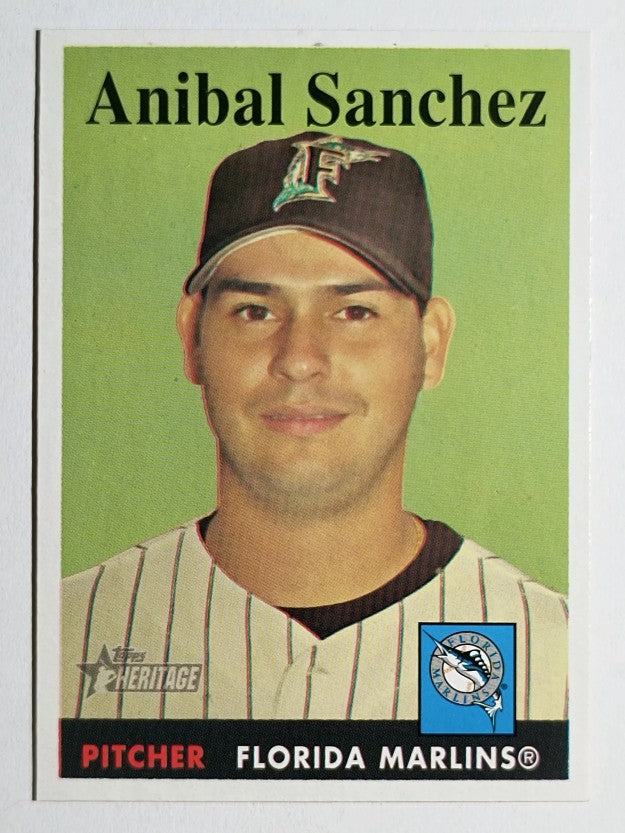 2007 Topps Heritage #324 Anibal Sanchez