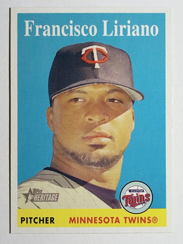 2007 Topps Heritage #328 Francisco Liriano