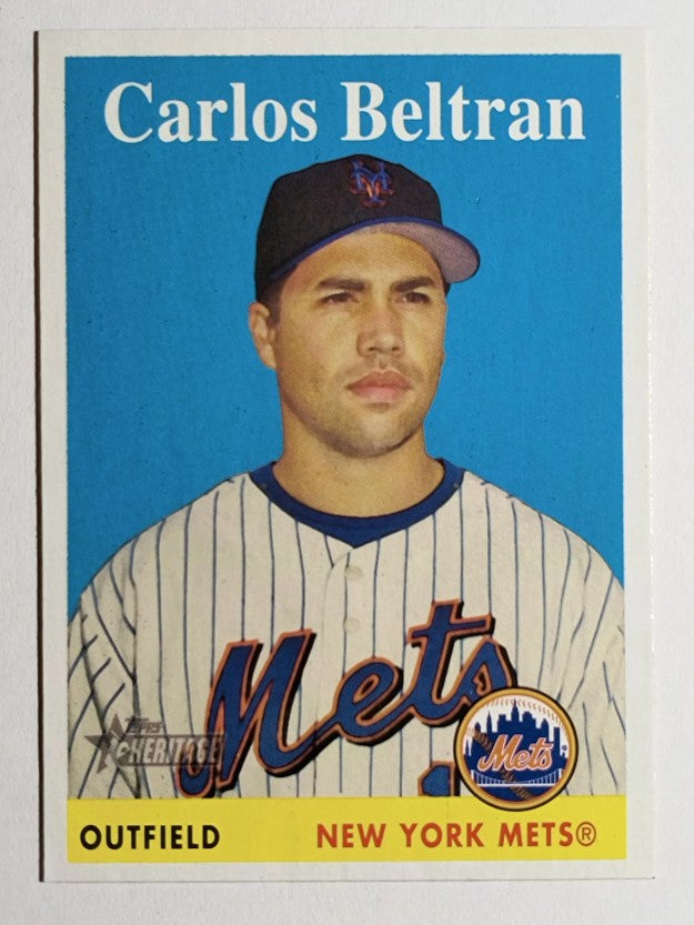 2007 Topps Heritage #336 Carlos Beltran