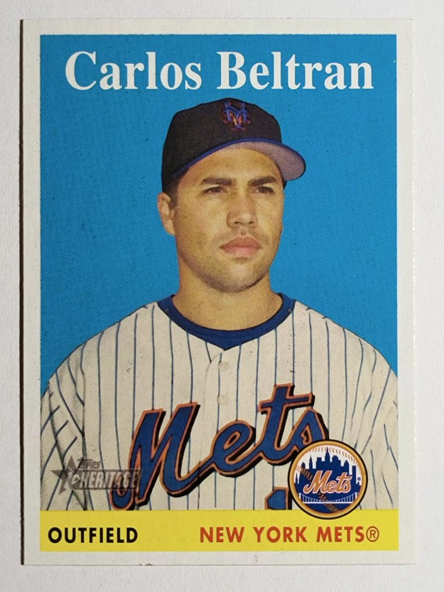 2007 Topps Heritage #336 Carlos Beltran