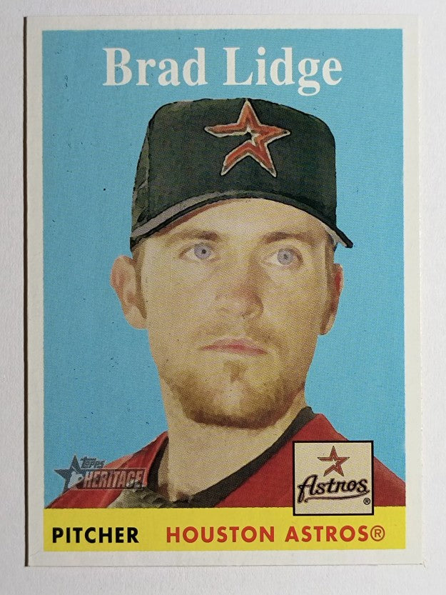 2007 Topps Heritage #344 Brad Lidge