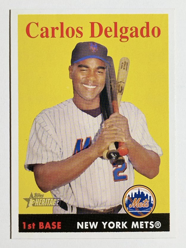 2007 Topps Heritage #346 Carlos Delgado