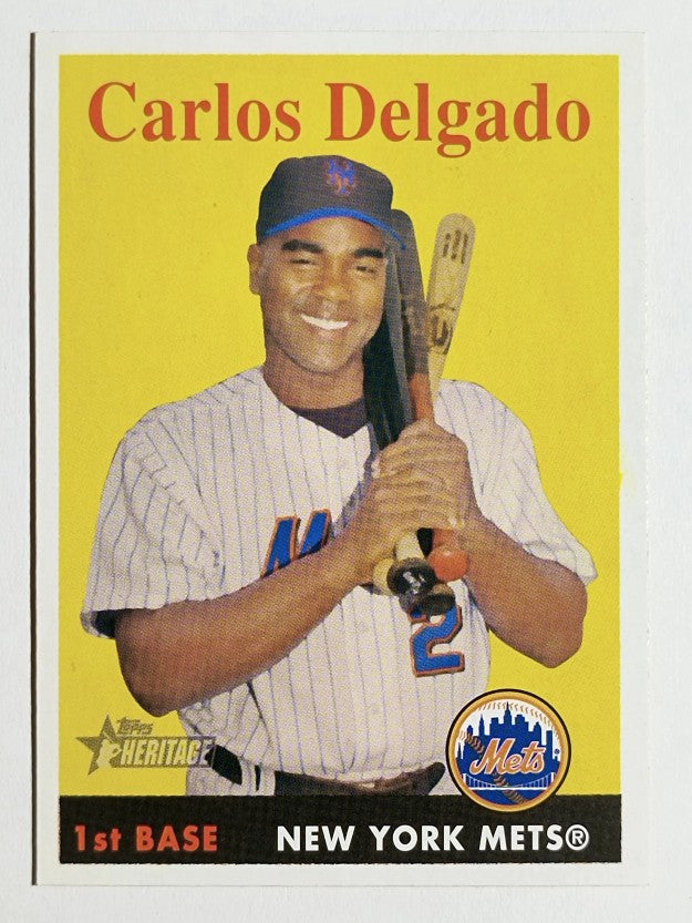2007 Topps Heritage #346 Carlos Delgado