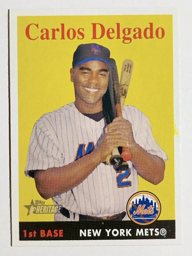 2007 Topps Heritage #346 Carlos Delgado
