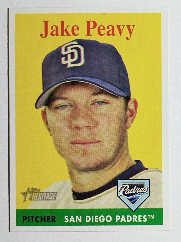 2007 Topps Heritage #352 Jake Peavy
